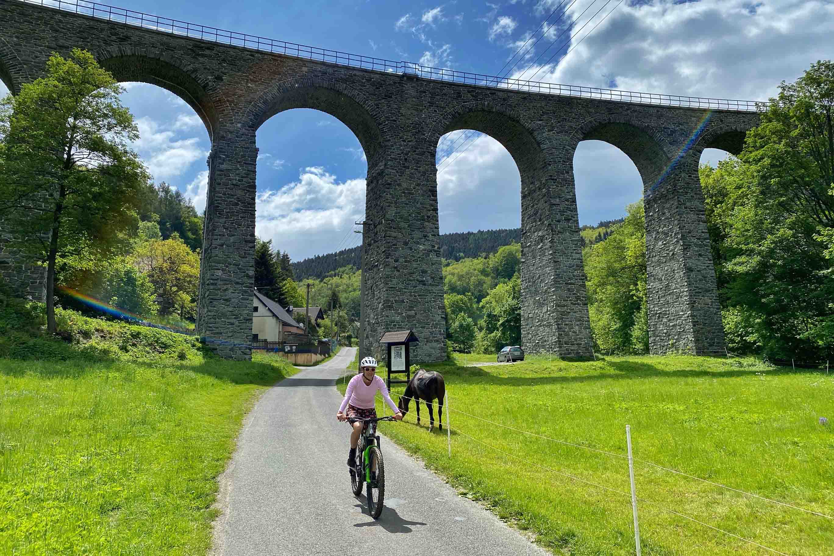 Kryštofovo Údolí na kole