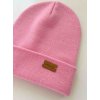Pletená čepice Pink