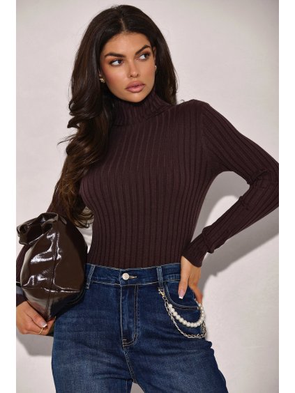 dopasowany golf z prazkowanej dzianiny (16)