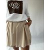 Béžové sukňové kraťasy BOCA