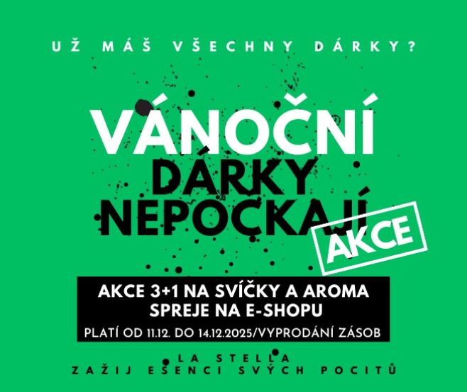 Co víc dodat - ZÍTRA SE TO SPUSTÍ - na vybrané sójové svíčky a aroma spreje, které ještě pro vás mám připraveny na skladě...