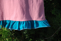   Nápady na šití ze zbytků úpletu - dětská noční košile 9