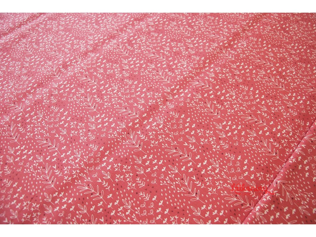 Romantická bavlna v růžové