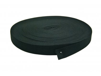 Pruženka plochá 20 mm, černá