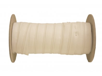 Zip spirálový metráž 6 mm, bílý