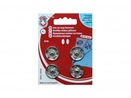 Patentky kovové vel. 7, 4 ks