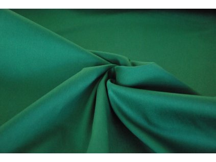 Strečová bavlna jednobarevná, zelená (3)