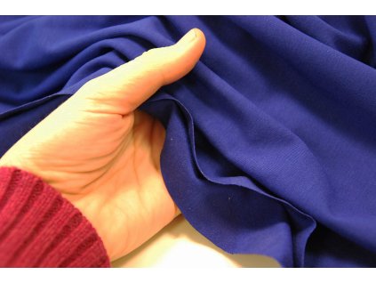 Viskózový úplet královsky modrý (3)