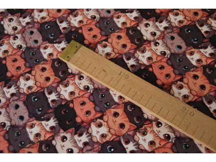 Bavlněný úplet kočky (2)