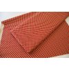Americká bavlna kosočtverce, červená - zbytek látky