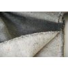 Teplákovina bavlněná počesaná s nopky, šedá (2)