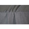 Teplákovina bavlněná počesaná s nopky, šedá (5)