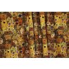 Viskózový úplet ornamenty Klimt (4)