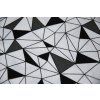 Bavlna bílo černá geometrie (5)