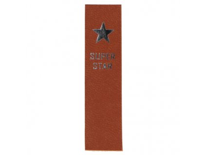 Štítek hvězdička Super Star stříbrná