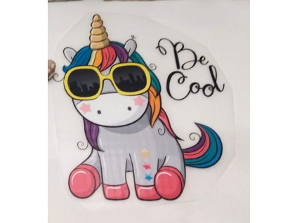 Nažehlovačka jednorožec cool 15cm