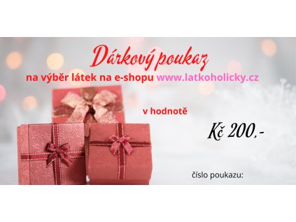 Dárkový poukaz 200,-