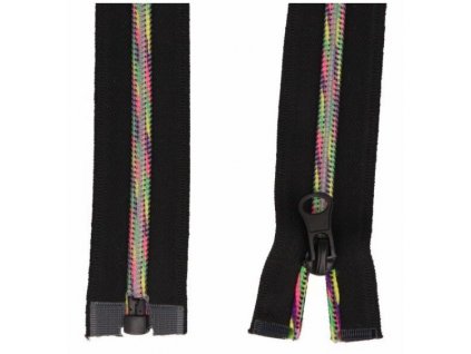 Zip duhový 50cm dělitelný