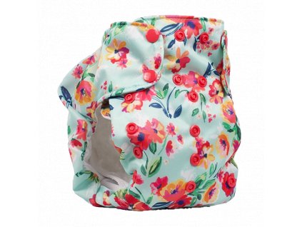 Smart Bottoms Dream Diaper 2.0 Aqua Floral