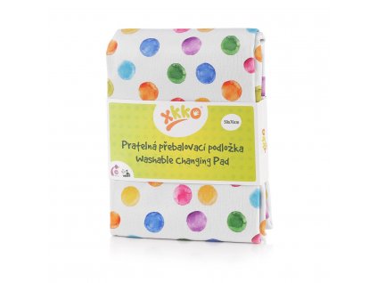 pratelna prebalovaci podlozka xkko 50x70 watercolour polka dots 3d1