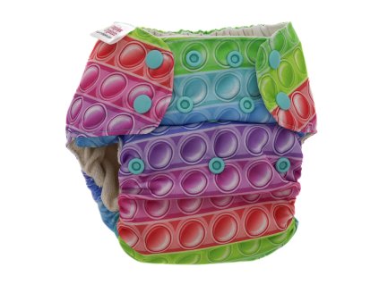Blueberry One Size Simplex - jednovelikostní, Bubble Pops