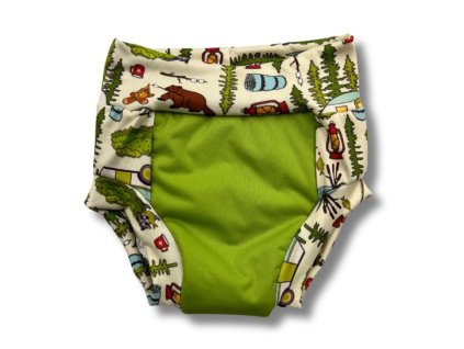 Smart Bottoms Noční tréninkové kalhotky  M - Campfire Tails