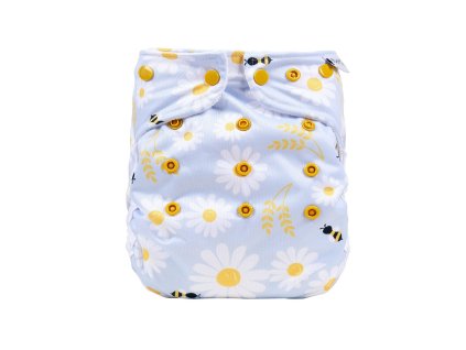 Avo+Cado Cosy - jednovelikostní PUL svrchňáčky, vzor Včelky