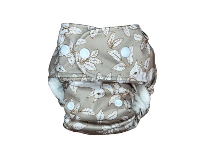 Minki Binki Kapsová plena novorozenecká - Veverky