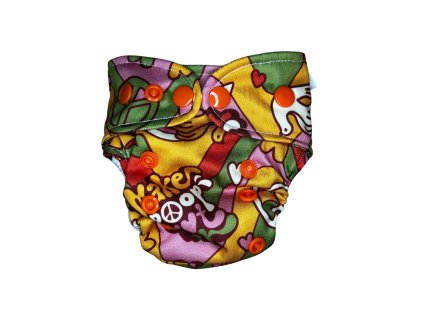 Minki Binki Kapsová plena novorozenecká - Make poop not war