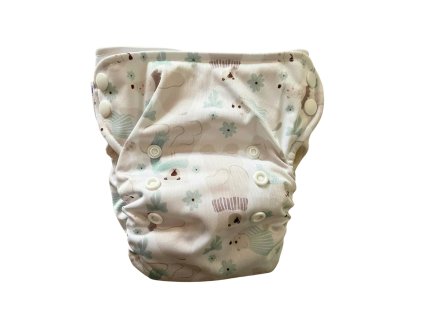 Bajtel Plena AIO Side-snap jednovelikostní (OneSize) Lední medvědi