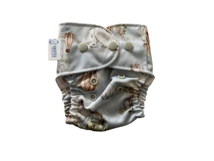 Bajtel Svrchní kalhotky novorozenecké (NB) Draci sv. modrá