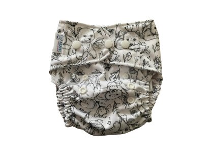 Bajtel Svrchní kalhotky jednovelikostní (OS) Sketchy bear