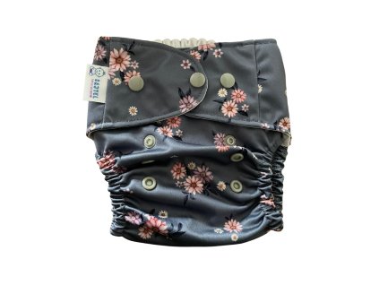 Bajtel Svrchní kalhotky jednovelikostní (OS) Fialové kvítky