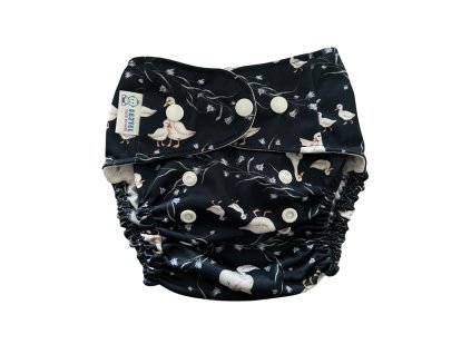 Bajtel Svrchní kalhotky jednovelikostní (OS) Husičky granát