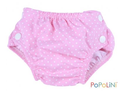 32691 plenkove plavky popolini vel s dots pink