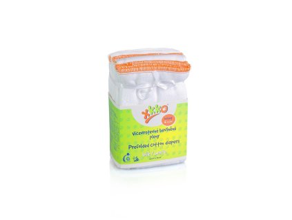 Vícevrstvé plenky XKKO (4/8/4) BÍLÁ -  Infant 6ks