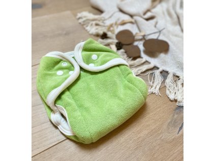 Popolini Jednovelikostní kalhotková plena OneSize SOFT zelená