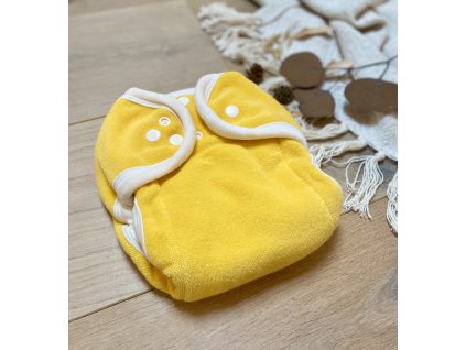 Popolini Jednovelikostní kalhotková plena OneSize SOFT žlutá