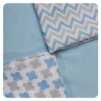 SCAND bambusove ubrousky xkko bmb 30x30 scandinavian baby blue mix d60