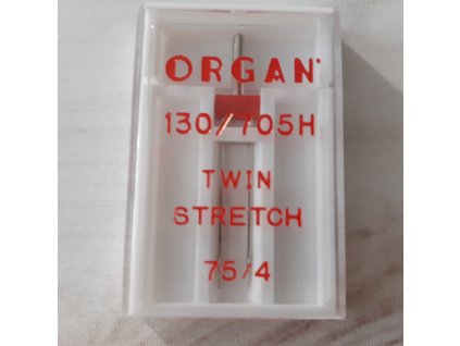 Dvojjehla ORGAN 705 H-ZWI STRETCH 75/4,0 - 1 ks v krabičce