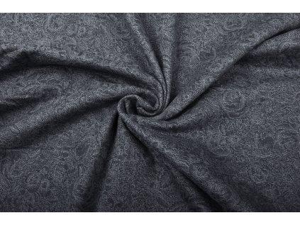 jacquard gewebte baumwolle grau jeans