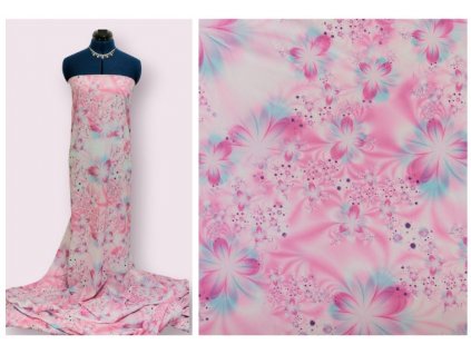 Silky Fantastické květy růžové