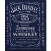 Nášivka JACK DANIEL´S Tennessee whiskey modrá tmavá 10 x 12 cm