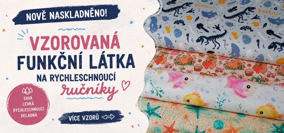 Vzory rychleschnoucí ručník