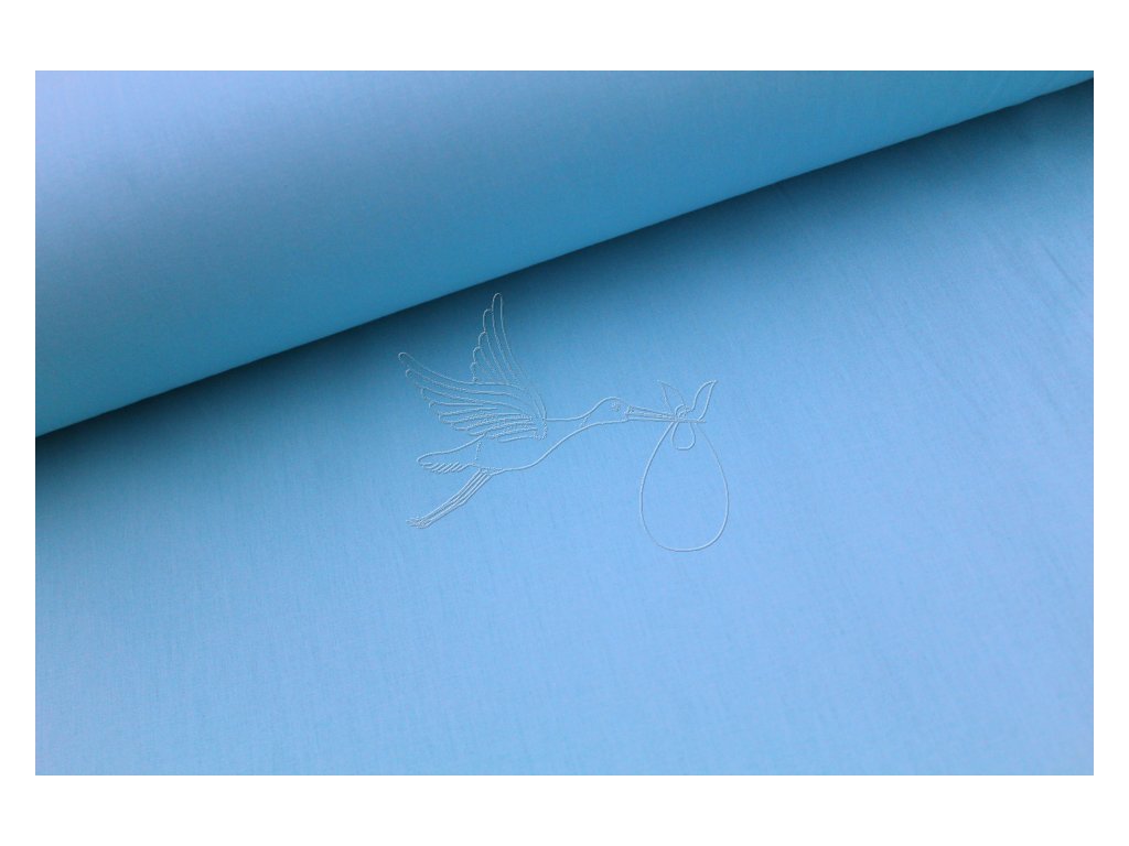 1401 2 stredne modra tyrkys bavlnene platno sire 240cm