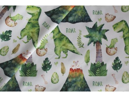 12867 zimni pruzny softshell vzorovany dinosauri