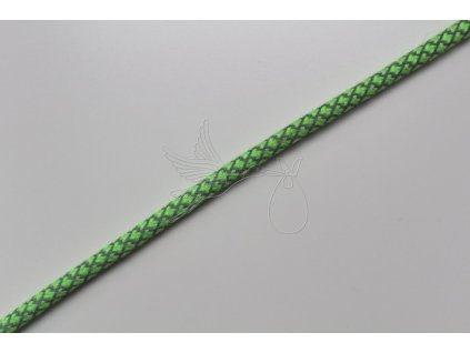 14595 odevni snura 5mm reflexni zelena