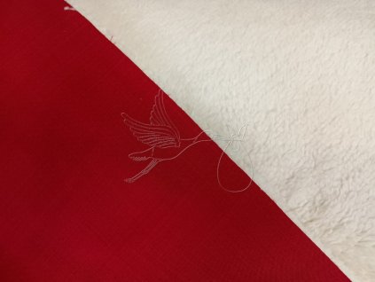 20318 softshell s berankem cervena zbytek 1 8m