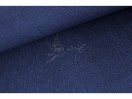 Nepočesaná teplákovina 180cm - Jeans modrý