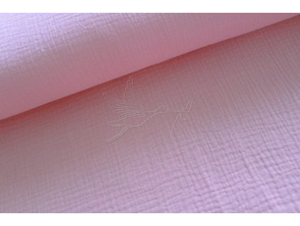 dvojita gazovina muselin baby pink